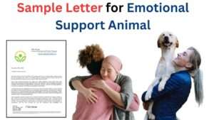 Sample Letter for Emotional Support Animal