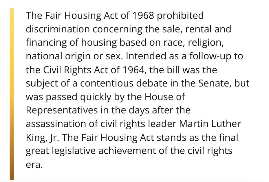 Fair Housing Act