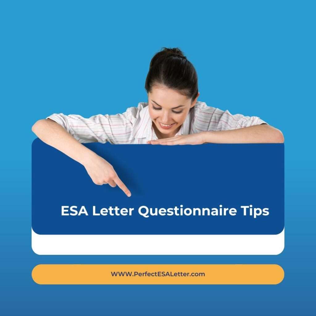 ESA Letter Questionnaire Tips