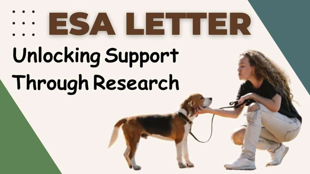 ESA Letter | Unlocking Support Through Research