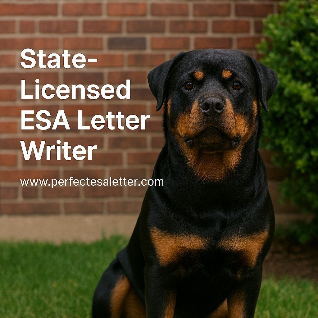 State-Licensed ESA Letter Writer – Get Legal Approval for Your Emotional Support Animal