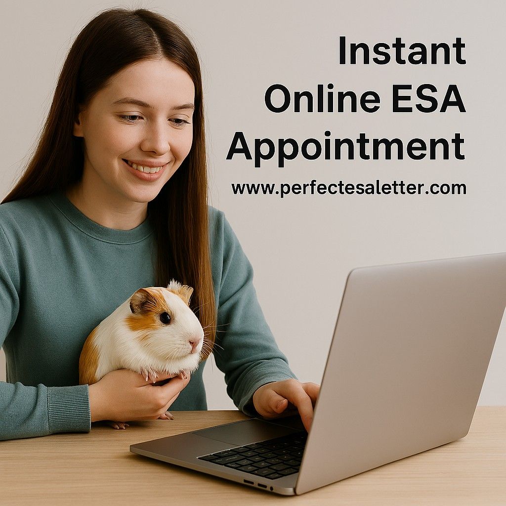 Instant Online ESA Appointment – Get Certified Without Delays
