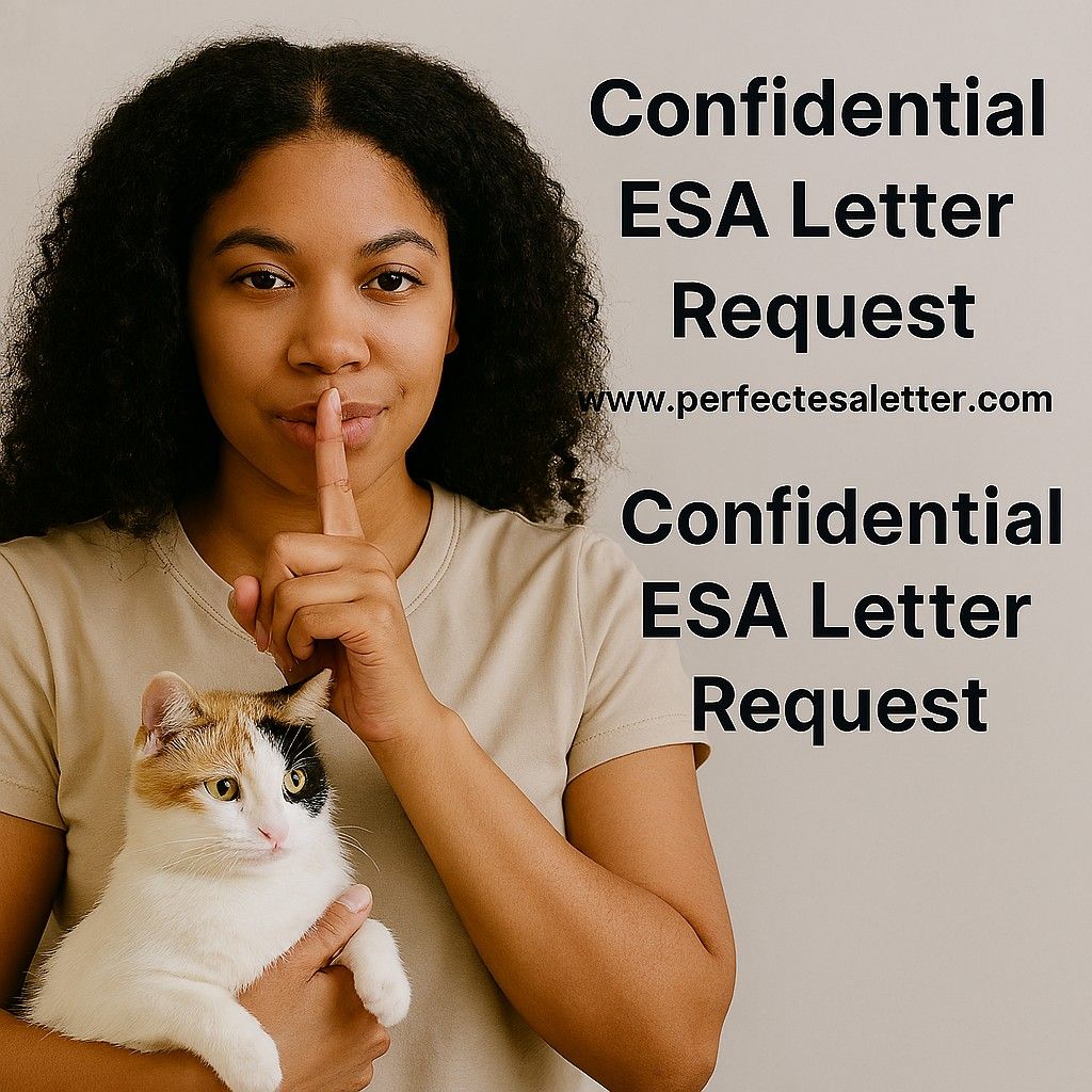 Confidential ESA Letter Request – Keep Your Pet by Your Side Without Worry