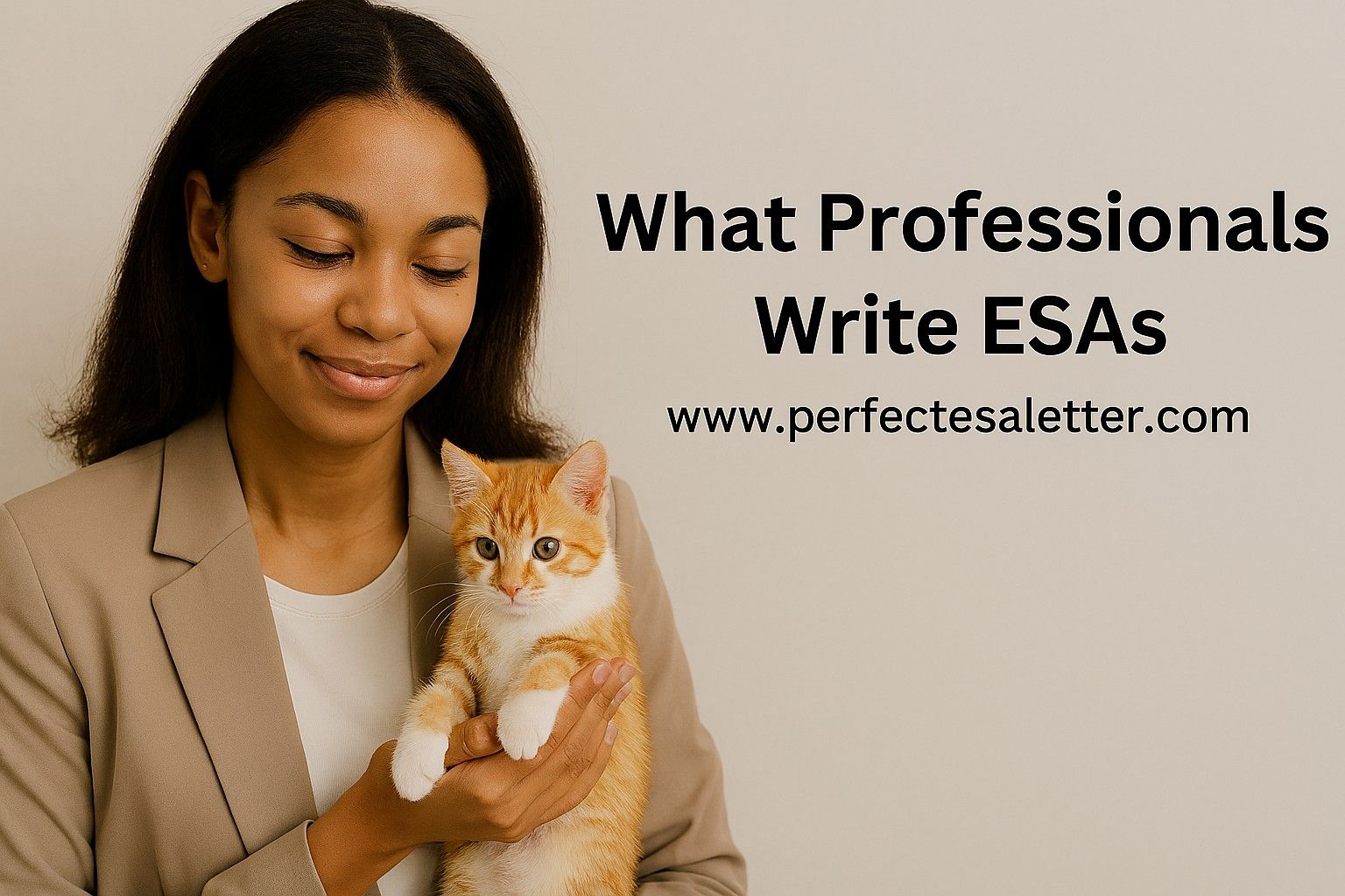 What Professionals Write ESAs: Your Guide to Getting a Legitimate ESA Letter