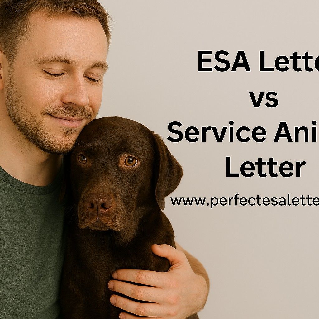 ESA Letter vs Service Animal Letter – Key Differences & How to Get Yours Fast