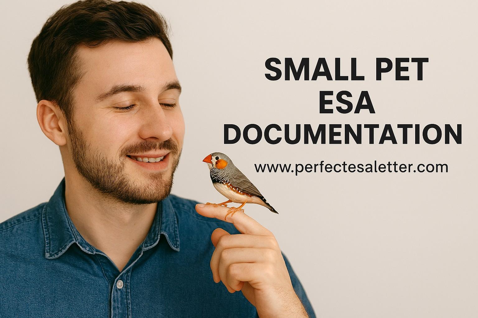Small Pet ESA Documentation: Your Guide to Keeping Your Pet by Your Side Everywhere
