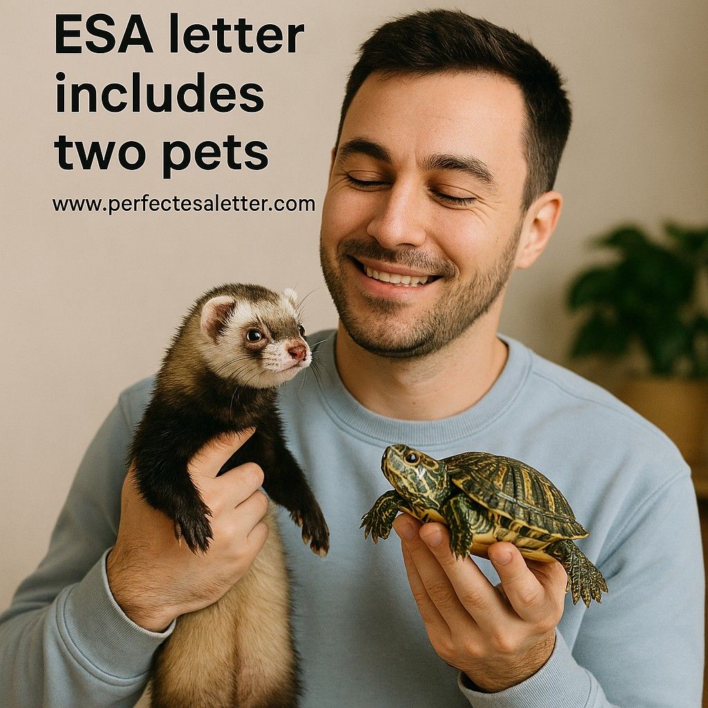 ESA Letter Includes Two Pets – How to Legally Keep Both Your Emotional Support Animals