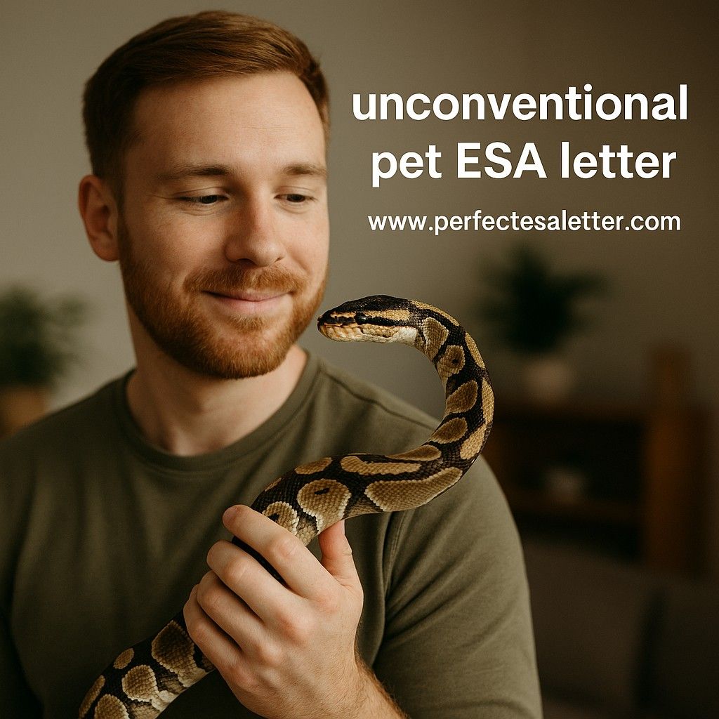 Unconventional Pet ESA Letter – Get Legal Protection for Your Unique Emotional Support Animal