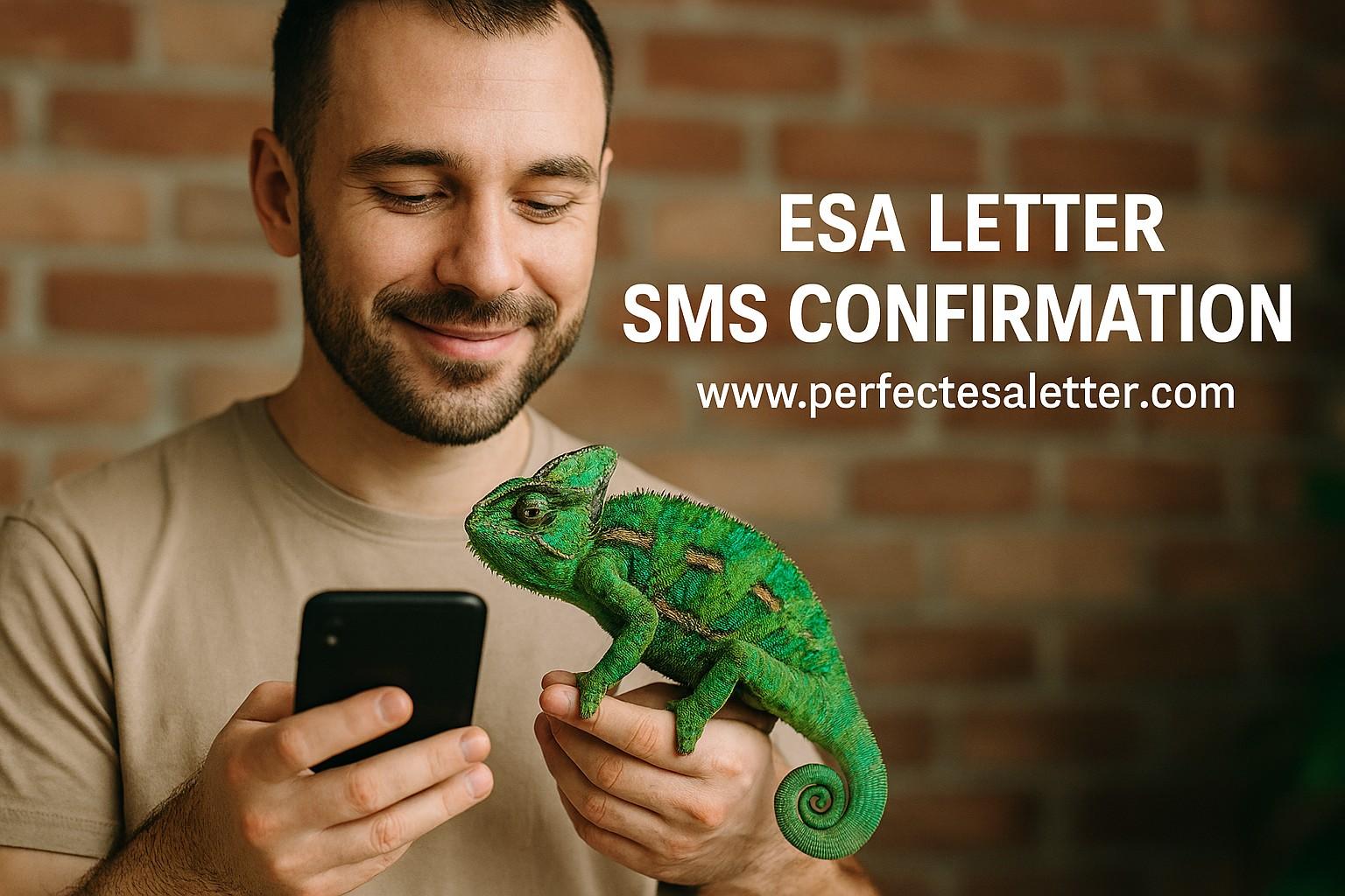 ESA Letter SMS Confirmation – Instant Approval Updates Direct to Your Phone