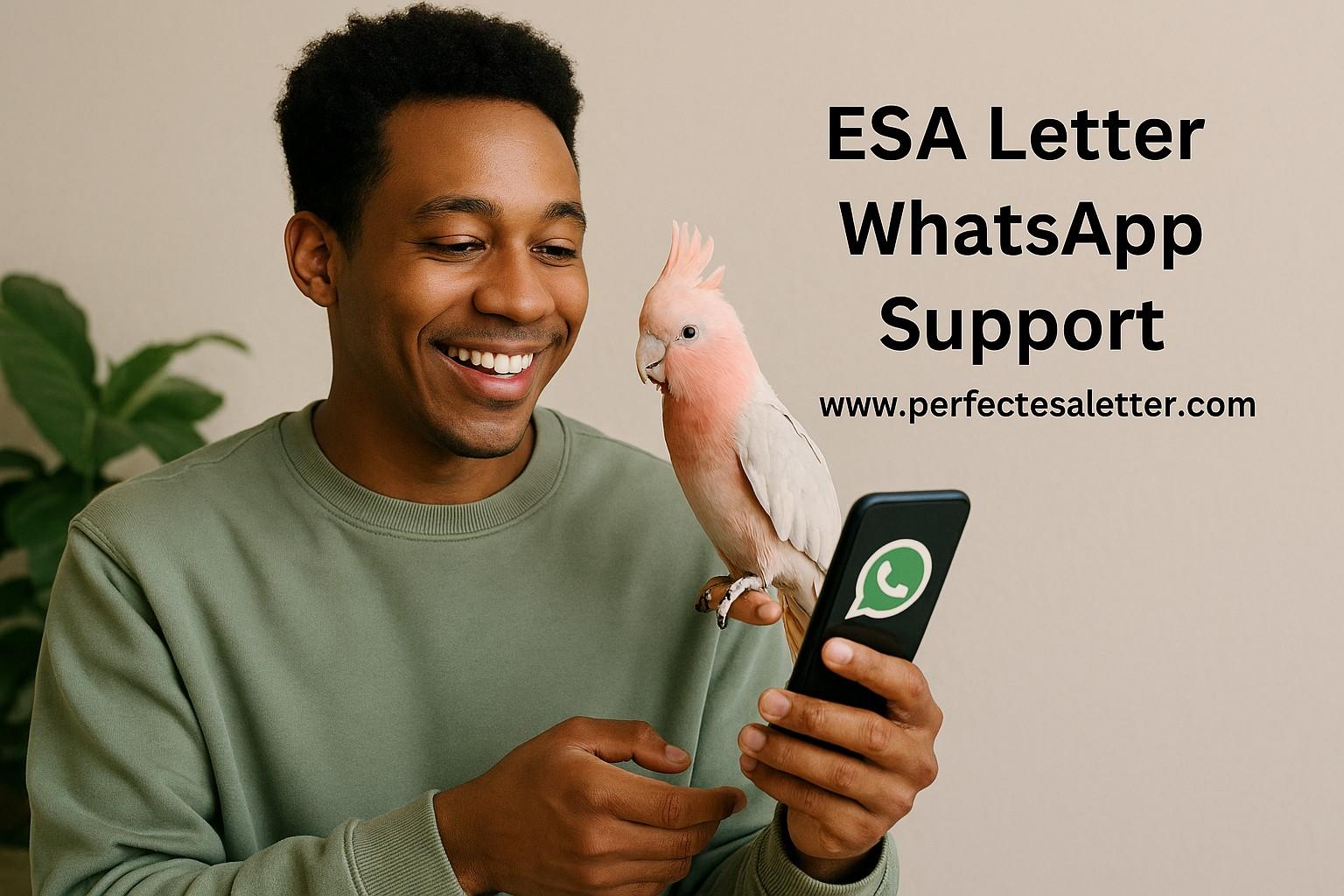 ESA Letter WhatsApp Support – Instant Assistance for Your Emotional Support Animal Documentation