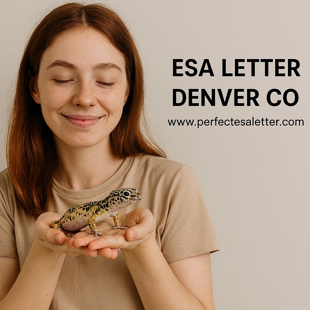ESA Letter in Denver, CO – Get Legal Protection for Your Emotional Support Animal Today
