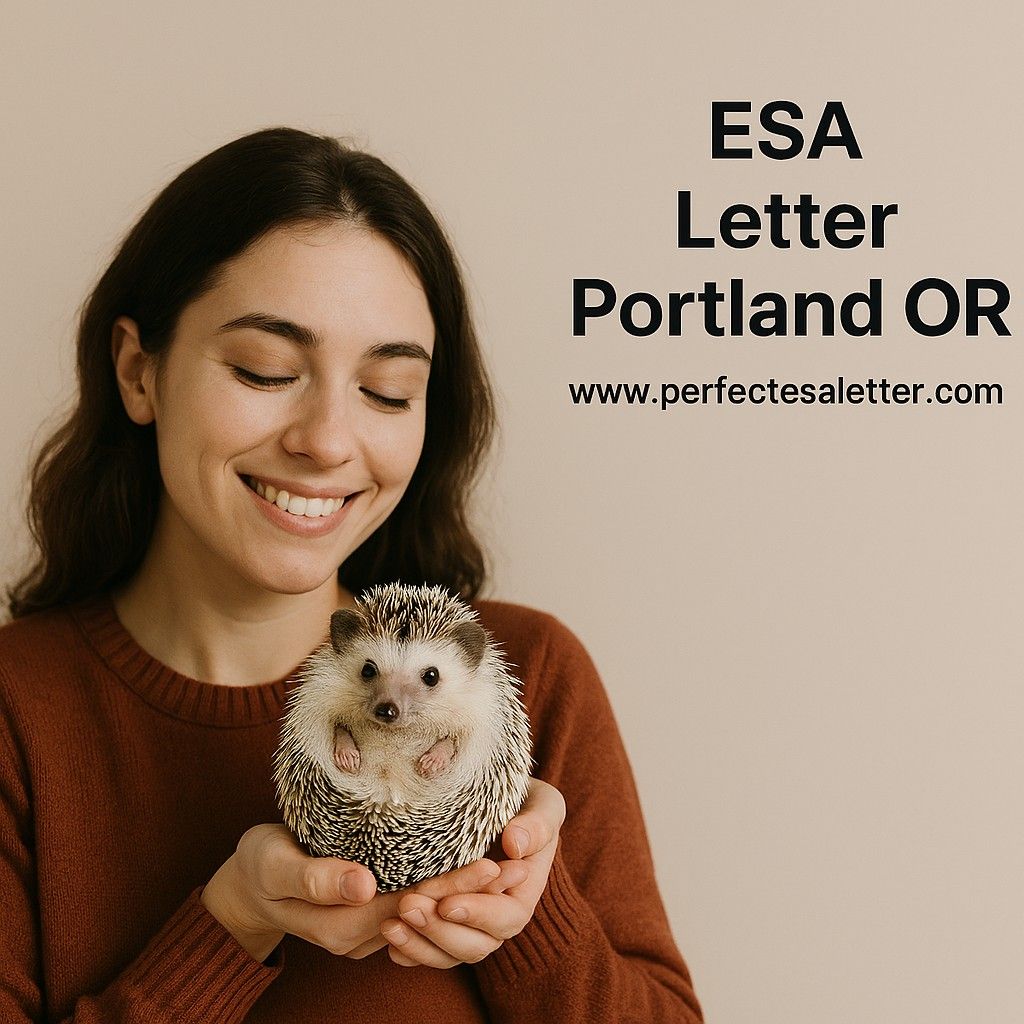 ESA Letter in Portland, OR – Get Legal Approval to Keep Your Emotional Support Animal Anywhere