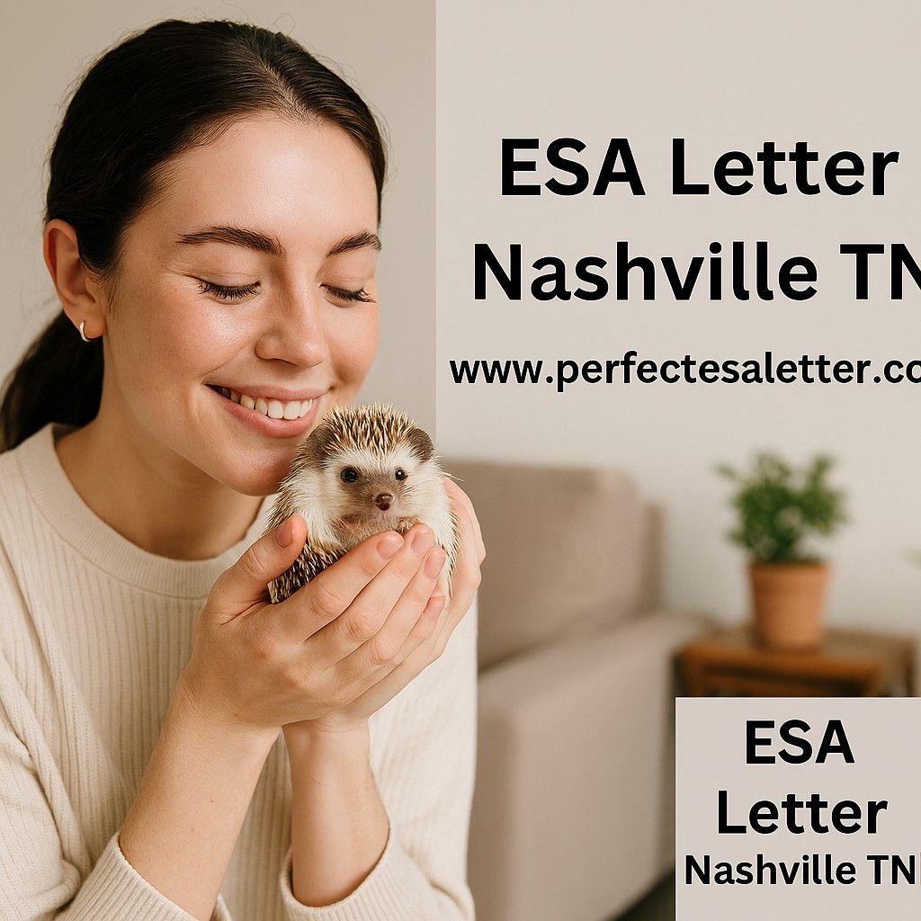ESA Letter Nashville, TN – Keep Your Emotional Support Animal Without Housing Restrictions