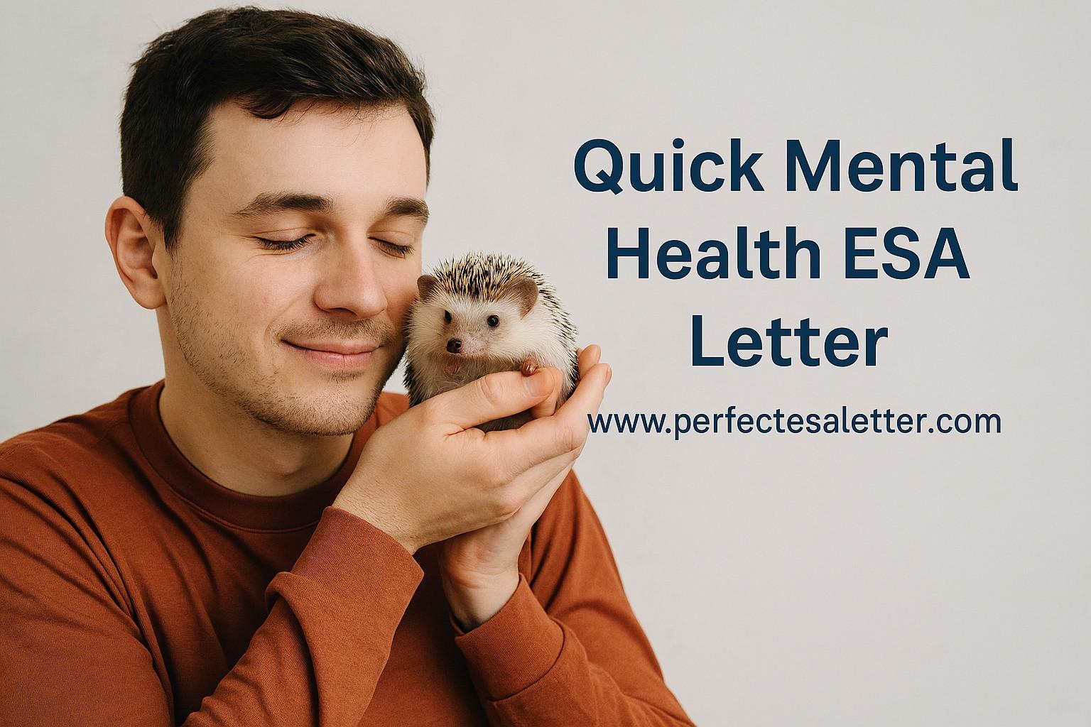 Quick Mental Health ESA Letter – Get Approved Fast & Legally