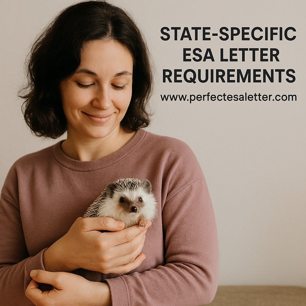 State-Specific ESA Letter Requirements: Everything You Need to Know Before You Apply