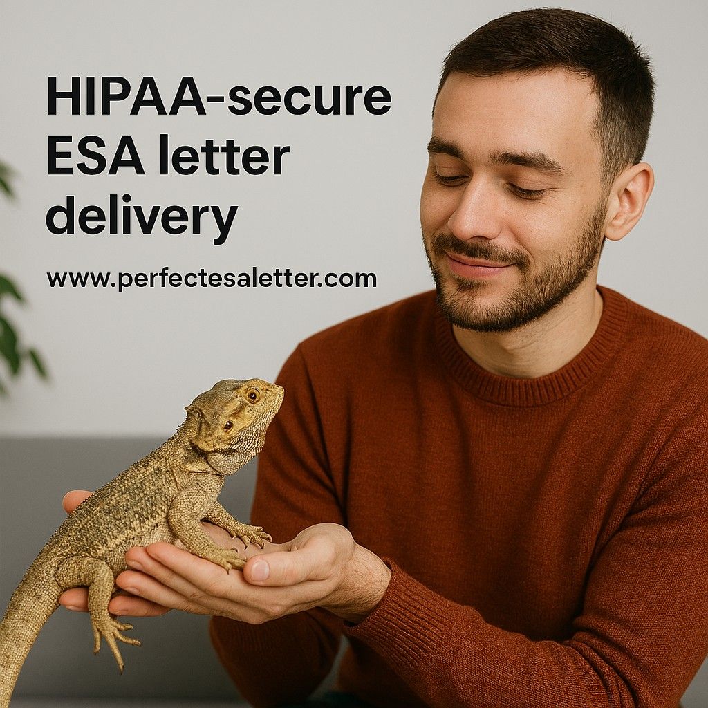 HIPAA-Secure ESA Letter Delivery: Protecting Your Privacy While Securing Your ESA Rights
