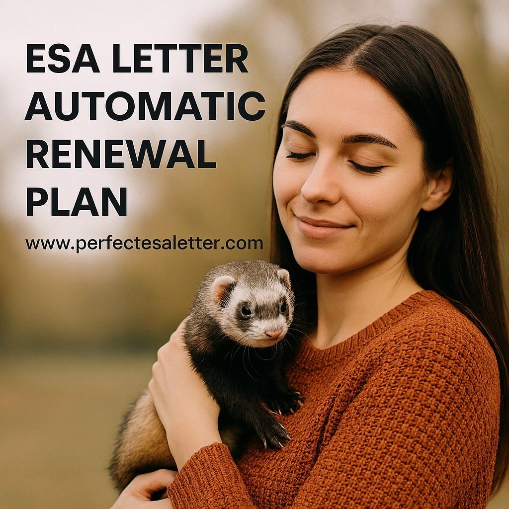ESA Letter Automatic Renewal Plan: Never Worry About Expiration Again