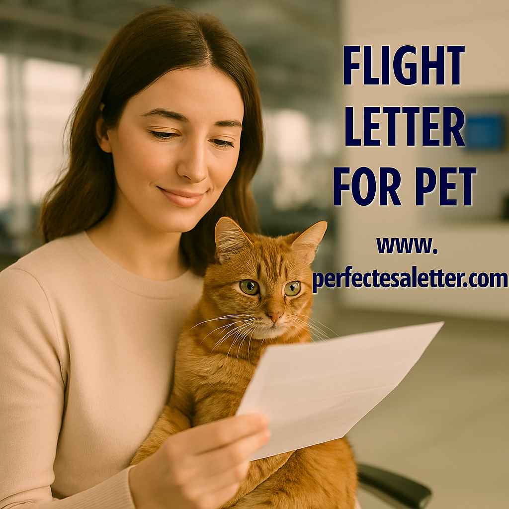 Flight Letter for Pet: Everything You Need to Know Before Flying with Your Animal