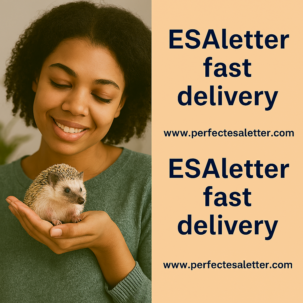 ESA Letter Fast Delivery: How to Get a Legit Emotional Support Animal Letter ASAP