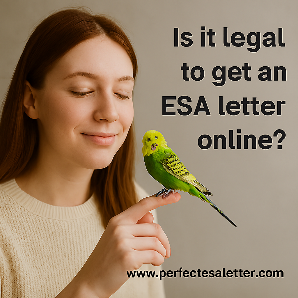 Is It Legal to Get an ESA Letter Online? Everything You Need to Know